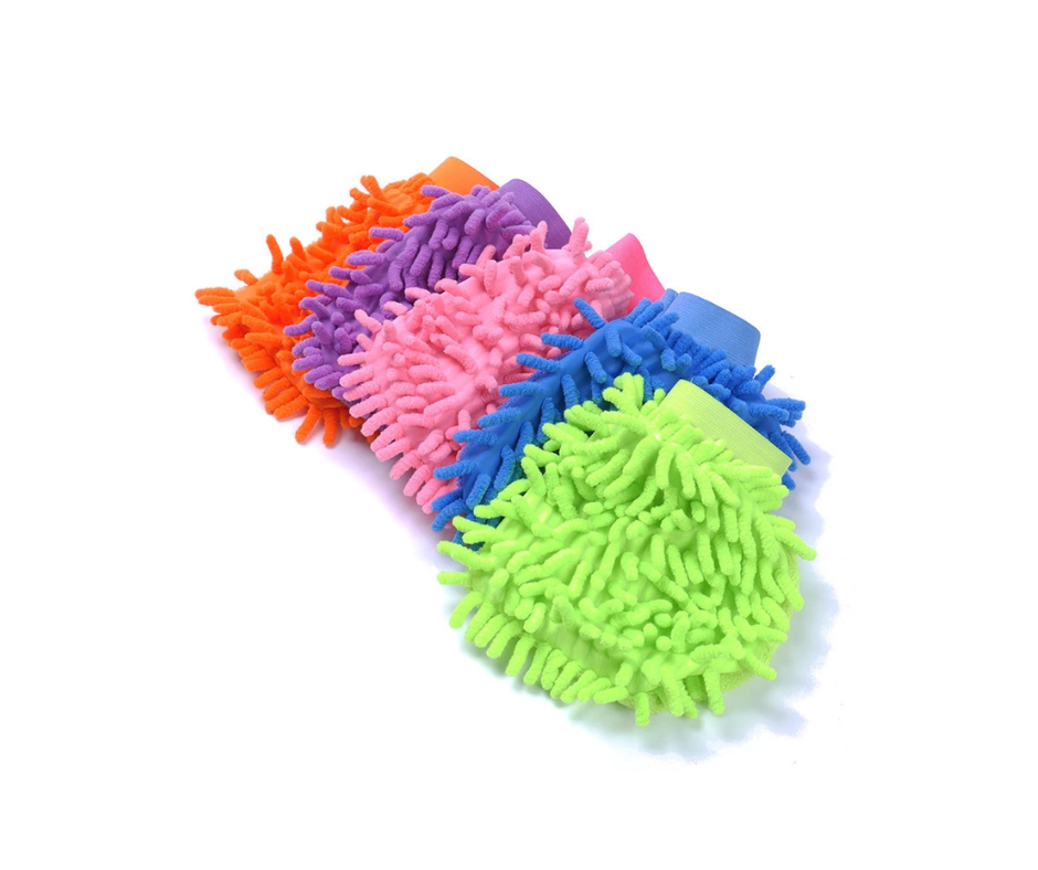 Car Washing Gloves 2 Sided Microfiber Gloves(Unisex)